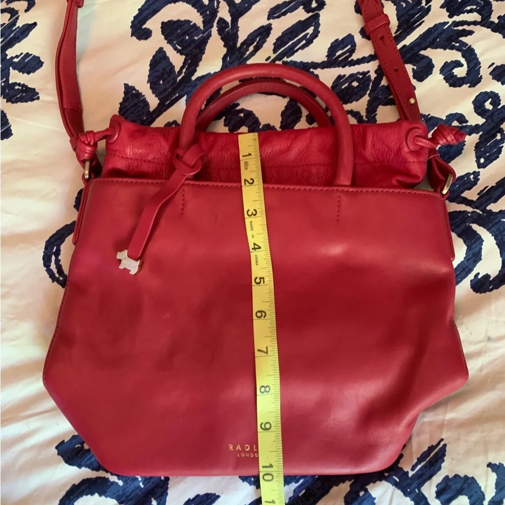 ✨NWOT! RADLEY LONDON Leather Drawstring Bucket Bag - Picture 9 of 9